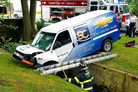 Summit EMS responds to motor vehicle accident at Municipal Golf Course